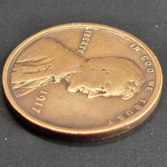 Antique 1917 No Mint Mark Doubled Die Obverse Lincoln Wheat Cent Penny READ - Picture 10 of 11